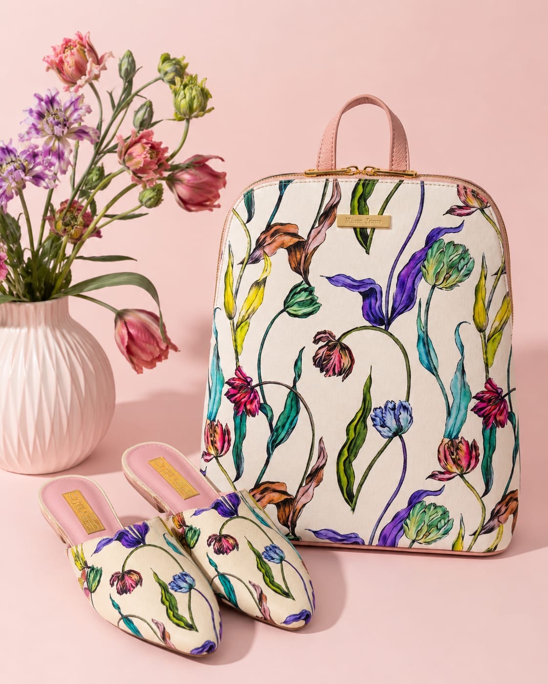 CHULA CREAM BOTANICAL MULE