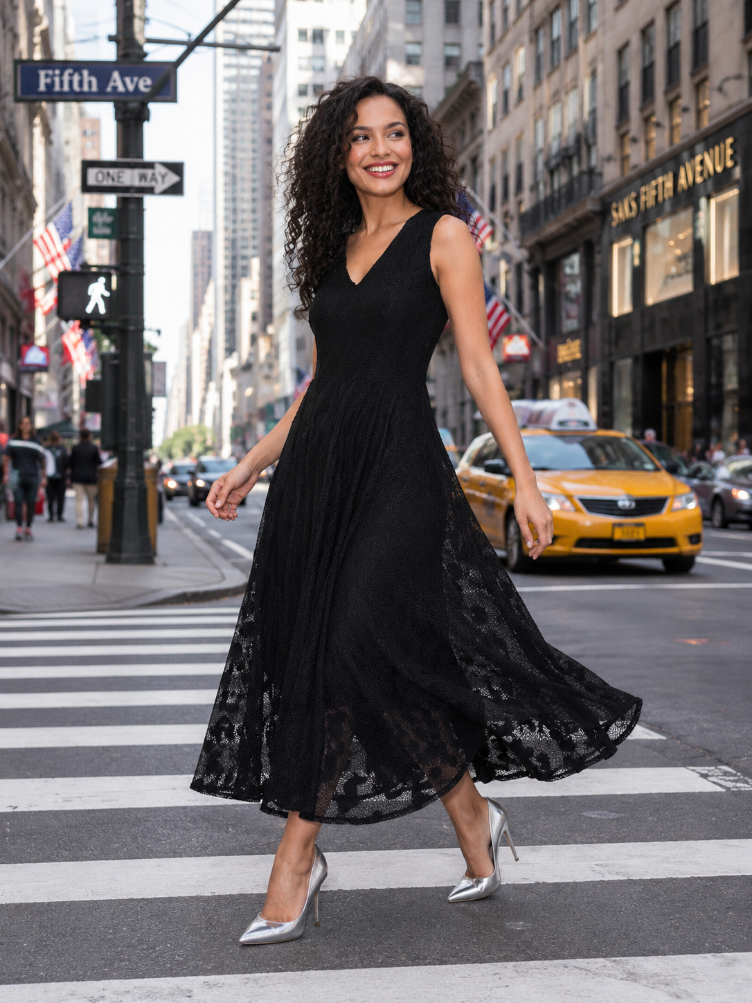 gracia maxi dress DOT LACE – CASA NEGRA Color:Purple U0619 womens-new-arrivals-f25 Fit And Flare Silhouette Lace Evening Dresses |