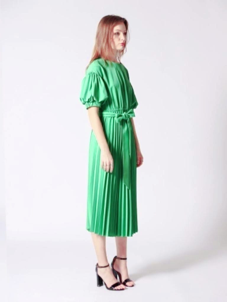 gracia midi dress Gracia womens Embellished Tweed Midi Dress, m, Green