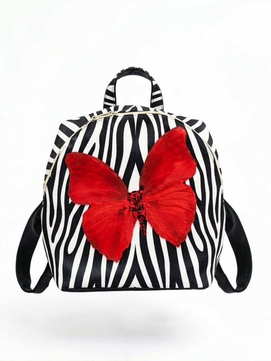 CHULA ZEBRA/BUTTERFLY MINI BACKPACK – CASA NEGRA