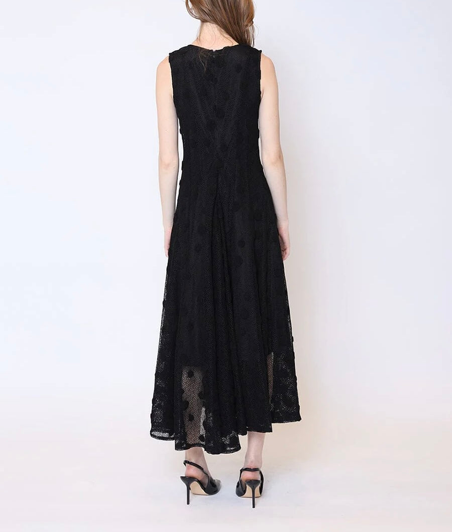 VESTIDO CUELLO EN V MANGA LARGA