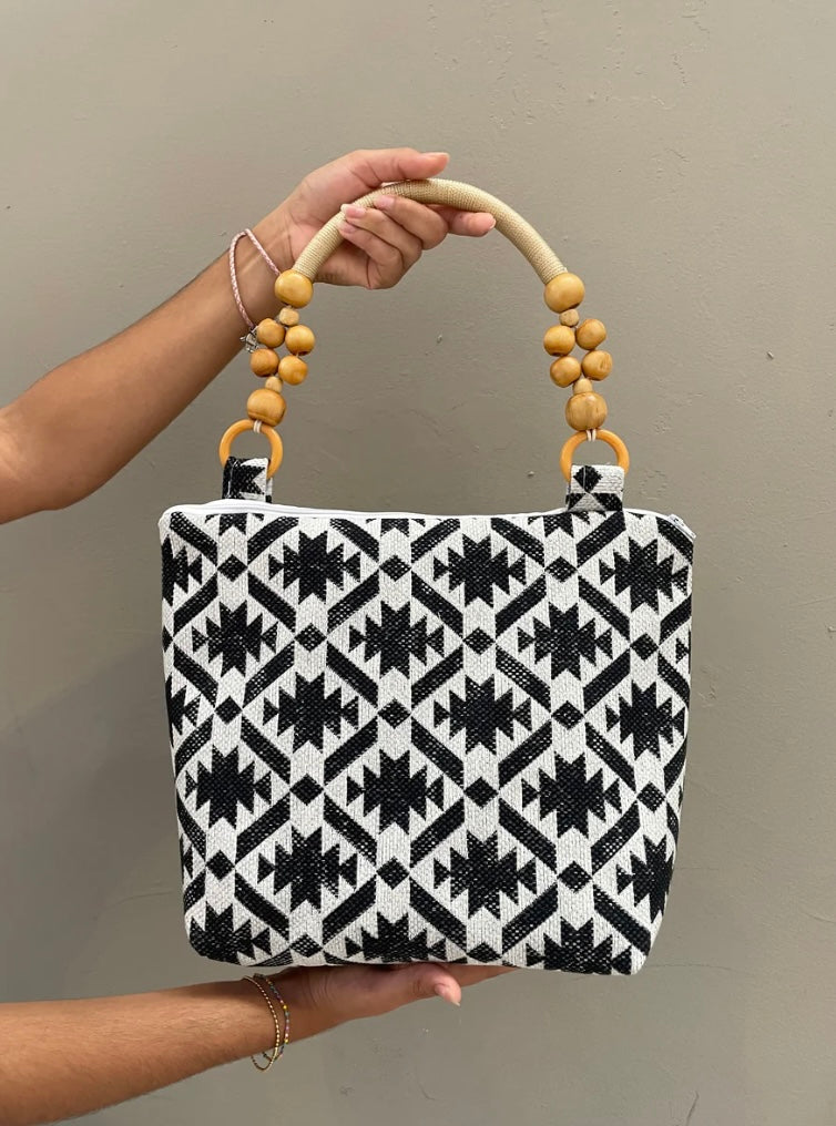 MOTA AZTEC PATTERN HANDBAG