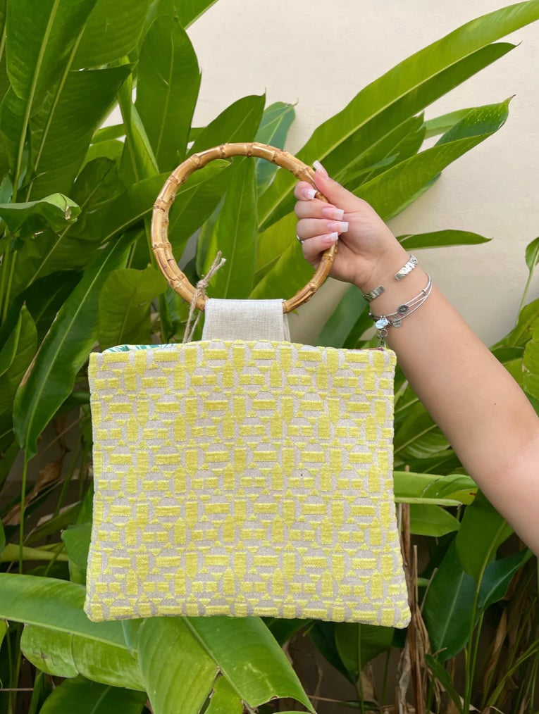 MOTA YELLOW REVERSIBLE HANDBAG