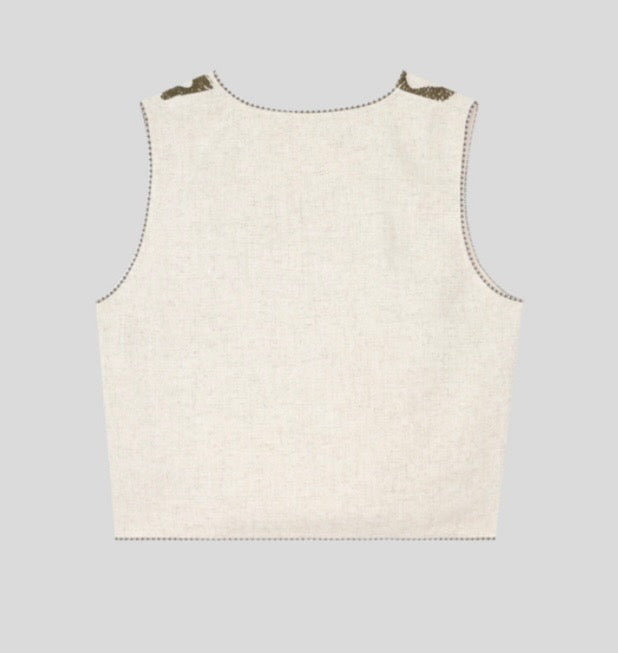 EMBROIDERED VEST