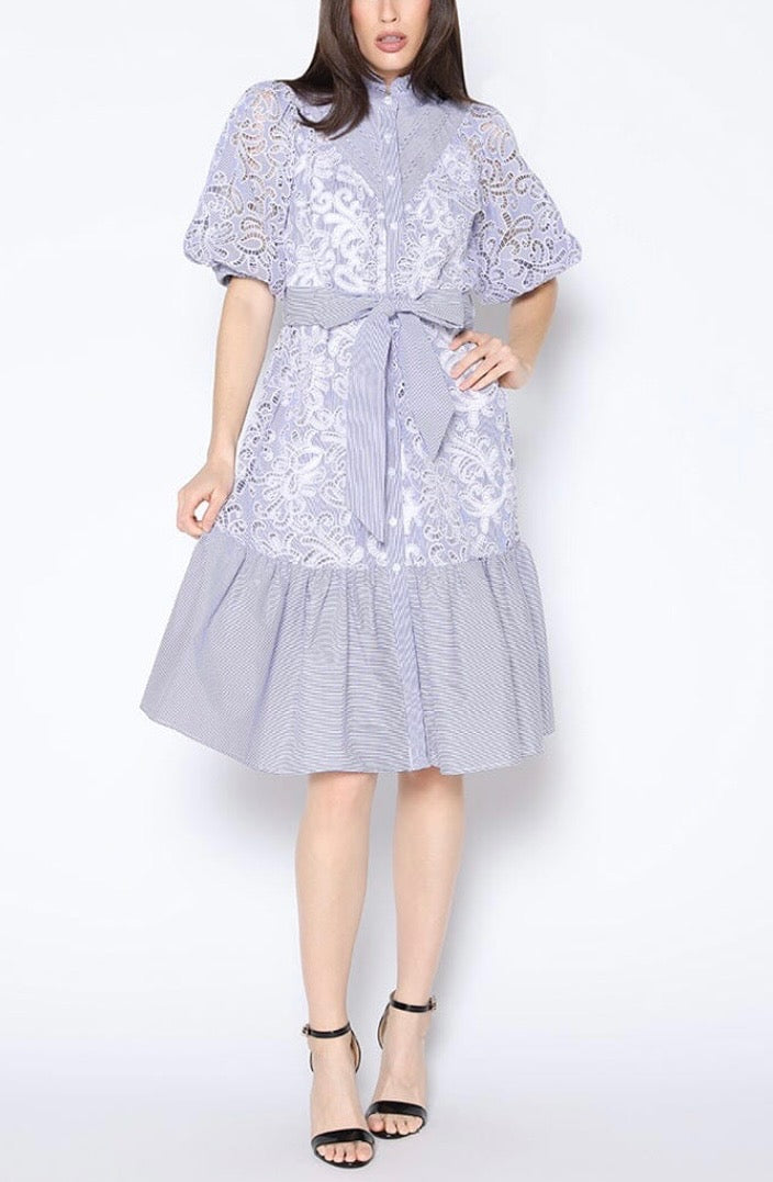 GRACIA FLORAL LACE DRESS