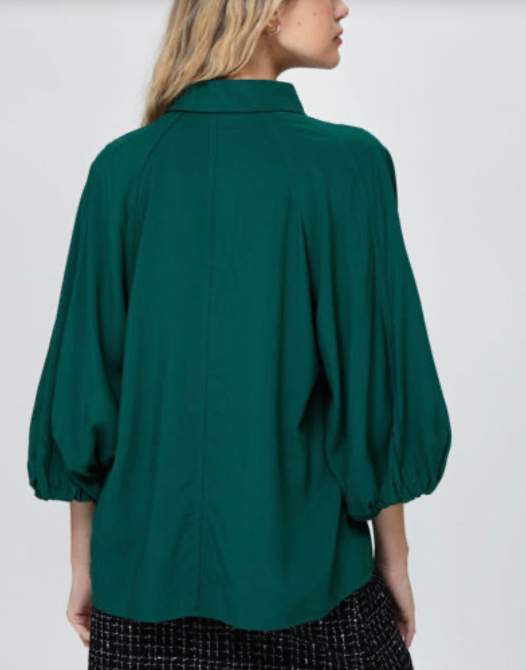 3/4 BALLOON SLEEVE TOP