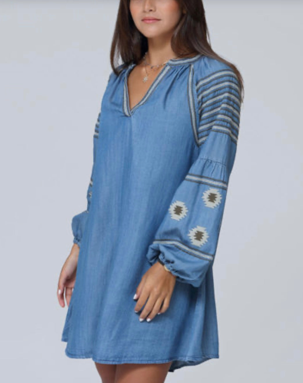 FUNKY SOUL EMBROIDERED DRESS