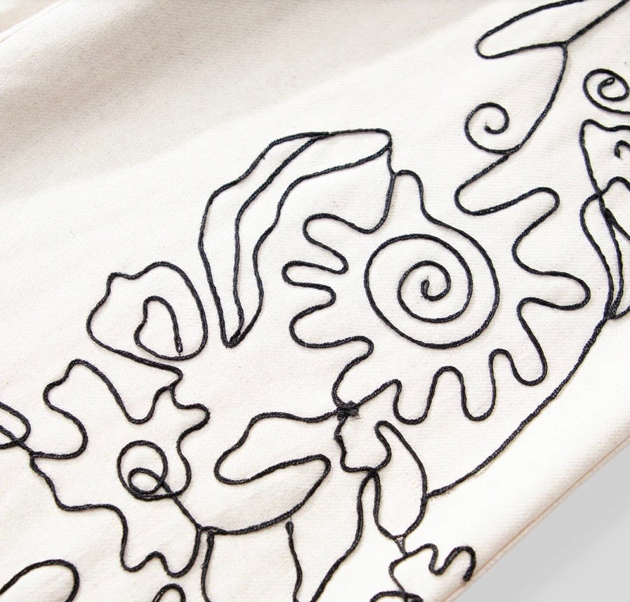 EMBROIDERED PANT