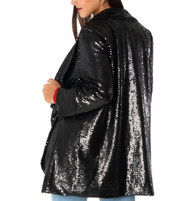 SEQUIN OPEN JACKET