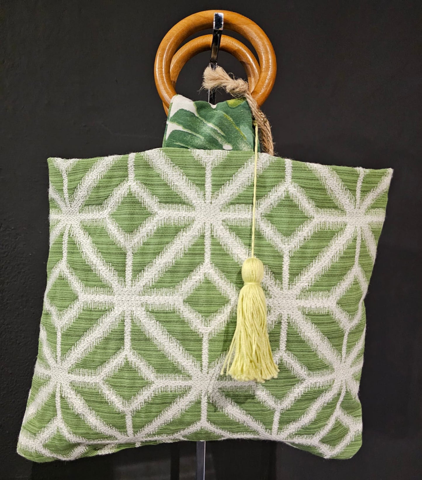 MOTA GREEN REVERSIBLE HANDBAG