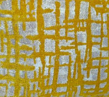 MOTA MUSTARD FLOCKING REVERSIBLE SQUARE HANDLE HANDBAG