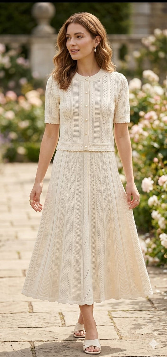 MIXED PATTERN SKIRT SET