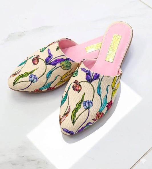 CHULA CREAM BOTANICAL MULE