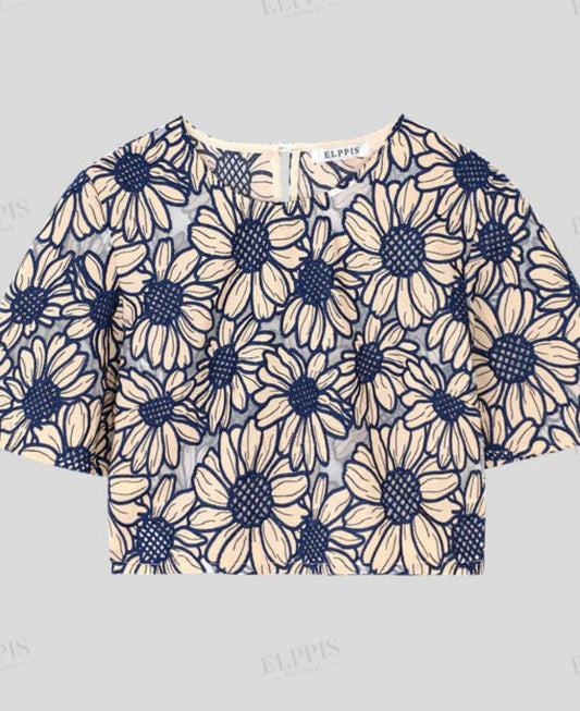 FLORAL CROP TOP