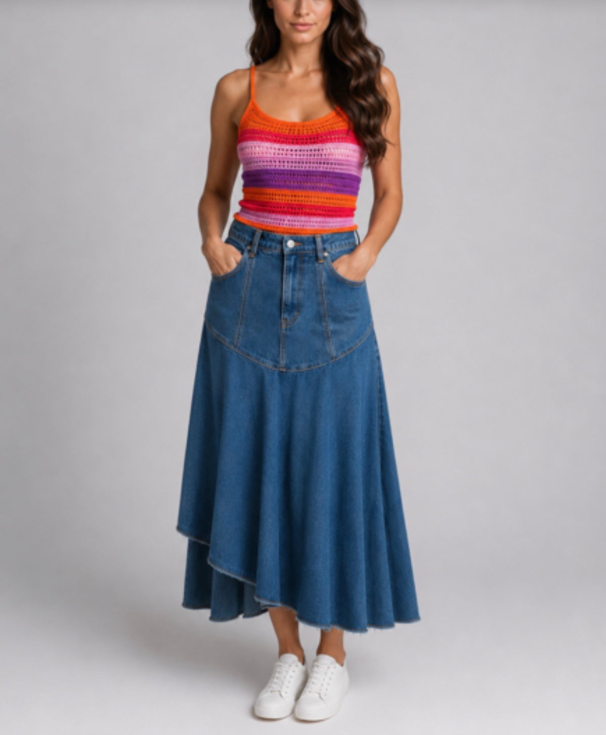 FUNKY SOUL  DENIM SKIRT