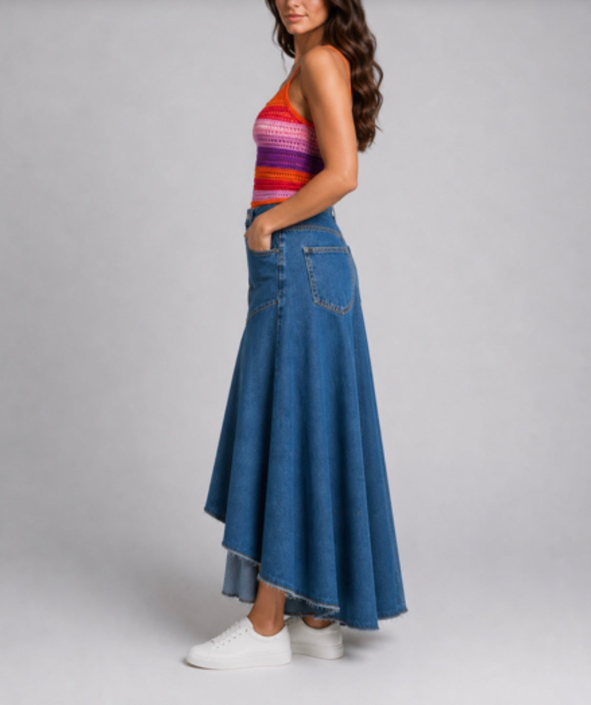 FUNKY SOUL  DENIM SKIRT