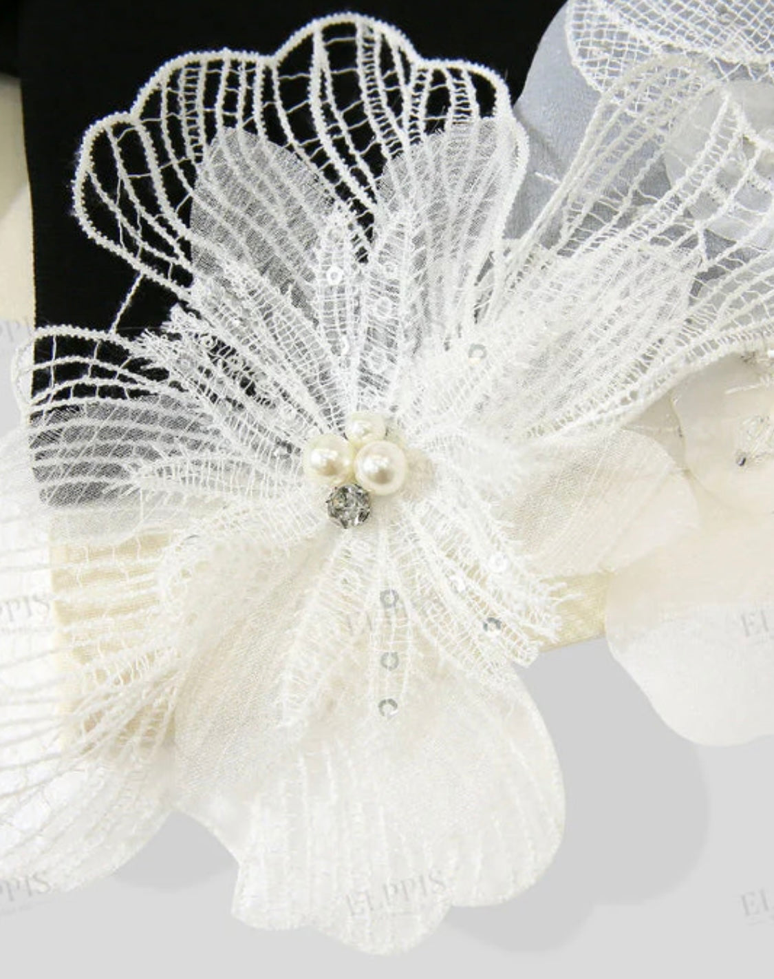 FLORAL LACE HEM JACKET