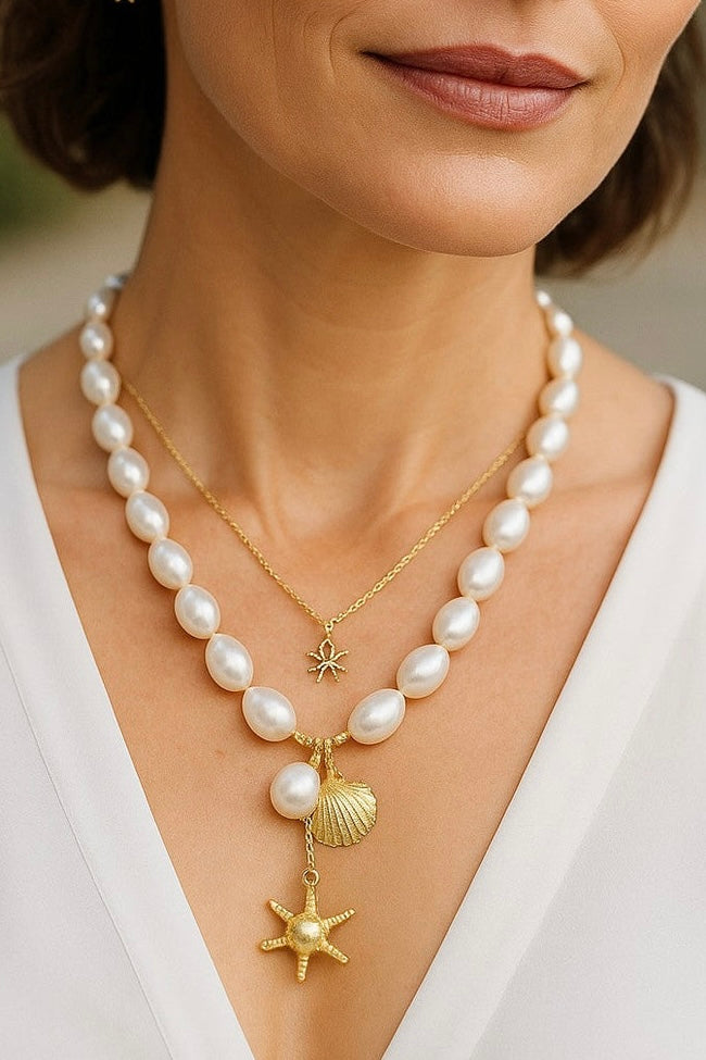 Ocean Pearl Necklace