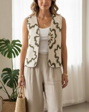 EMBROIDERED VEST