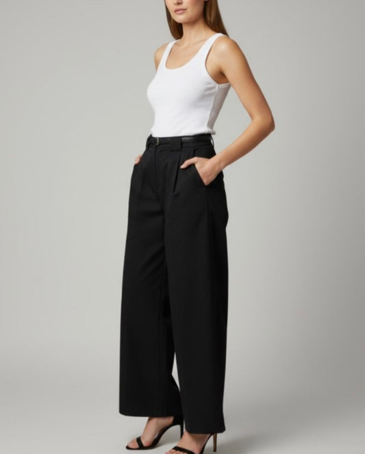 HIGH WAIST PLEATED PANT