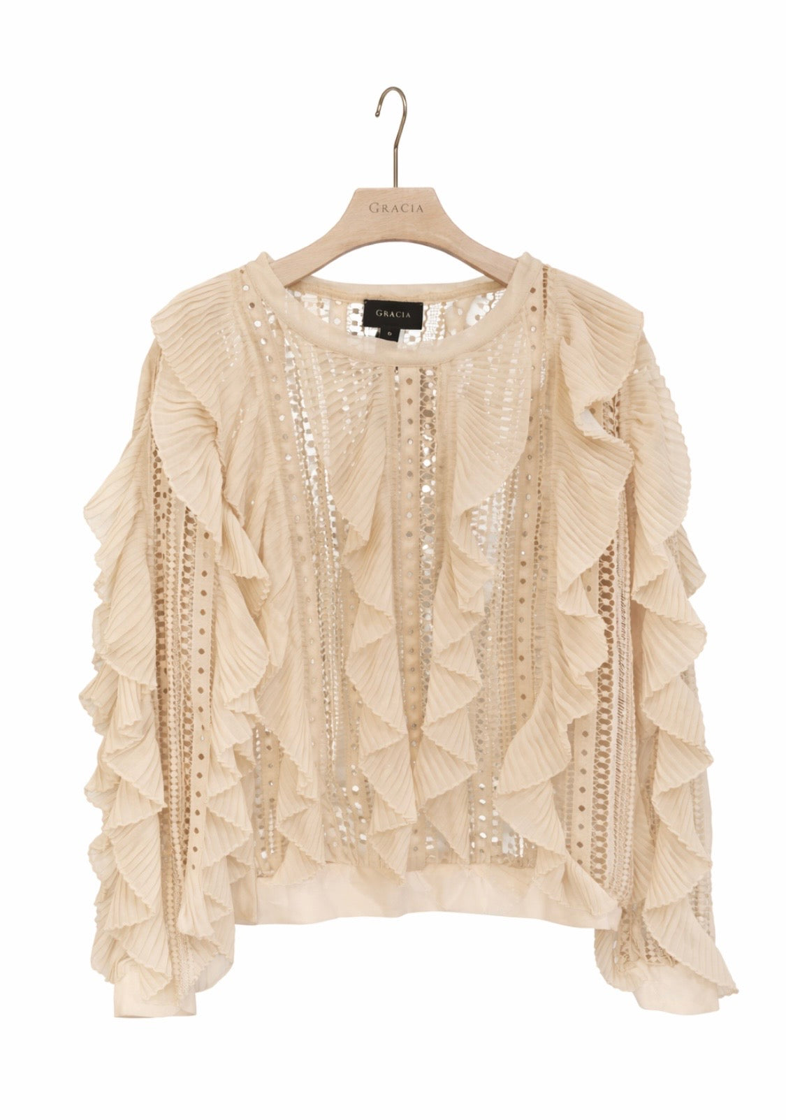 GRACIA RUFFLE TOP