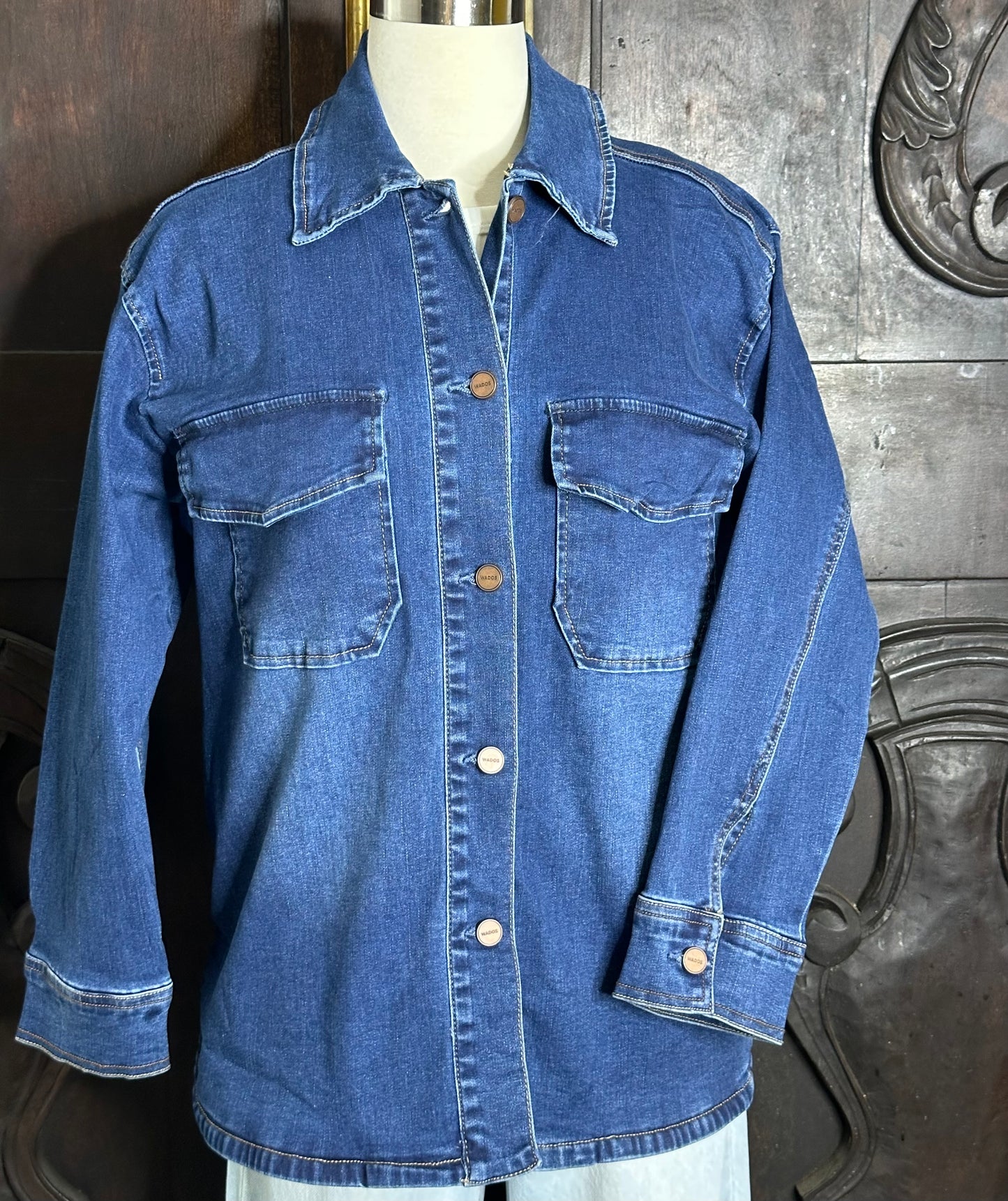 DARK WASH STRETCH  JEAN SHACKET