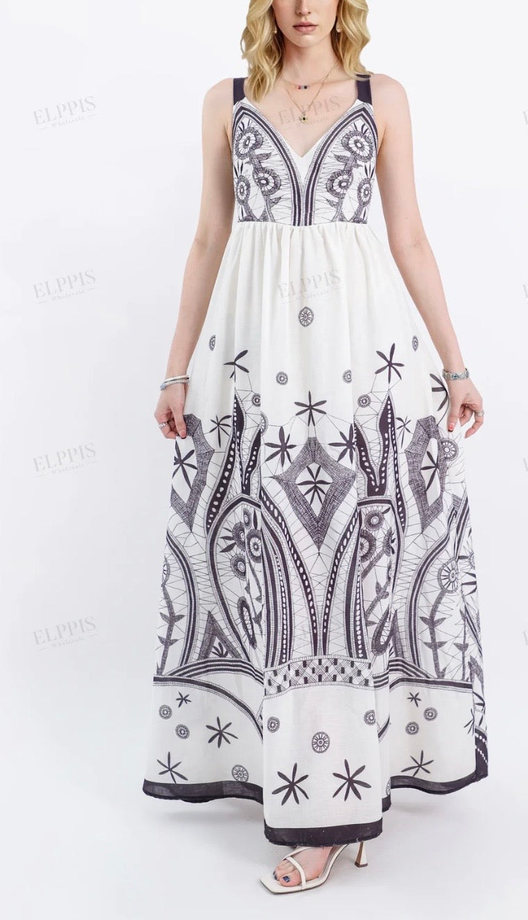 PRINT TANK DRESS