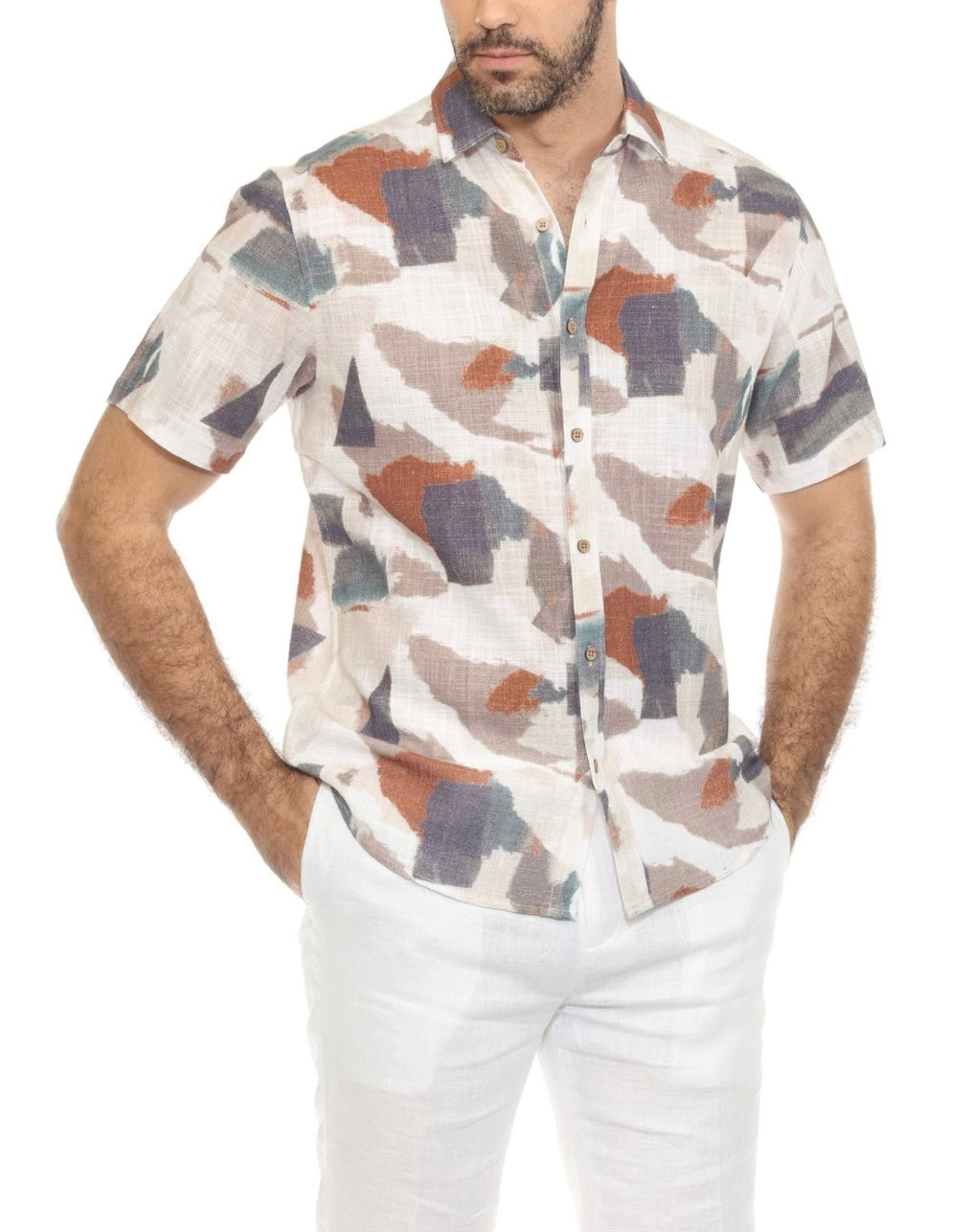 MOJITO SHORT SLEEVE MULTI PRINT SHIRT