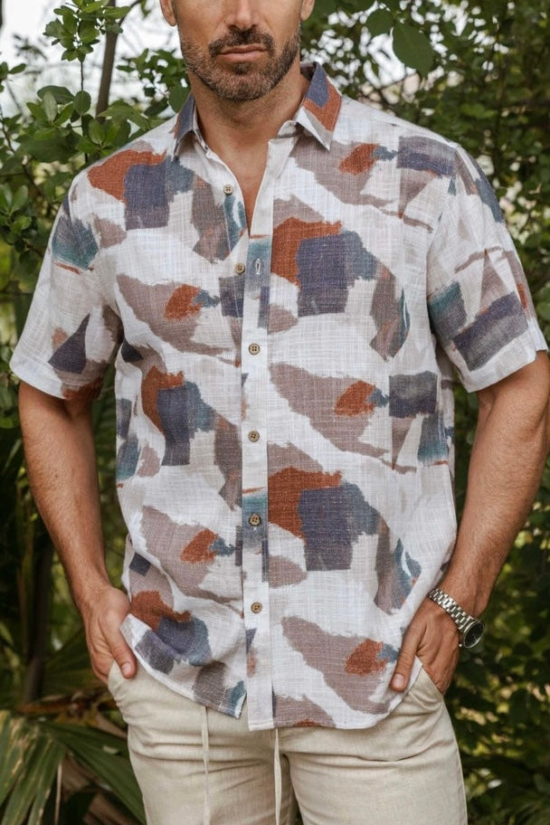 MOJITO SHORT SLEEVE MULTI PRINT SHIRT