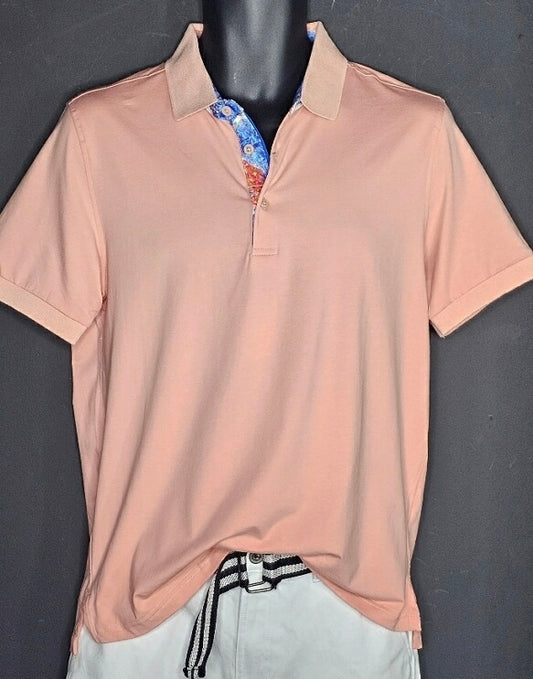 PEACH STRETCH POLO
