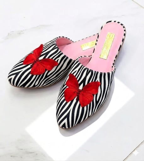 CHULA ZEBRA BUTTERFLY MULE